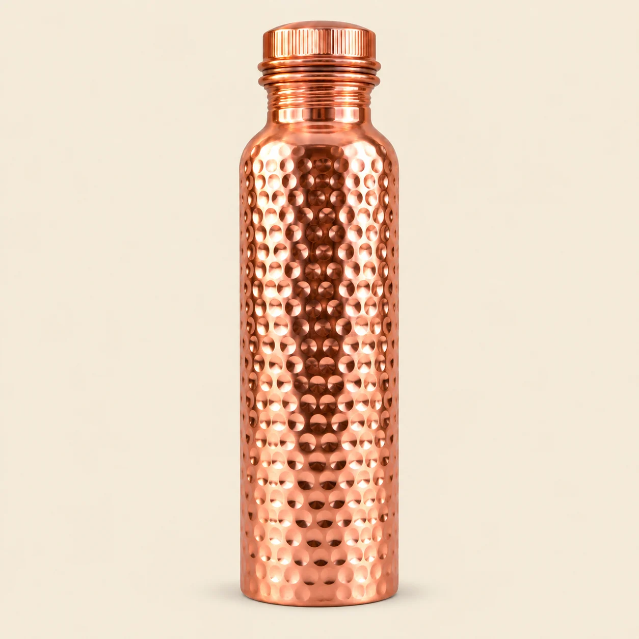 Hammered Copper Water Bottle