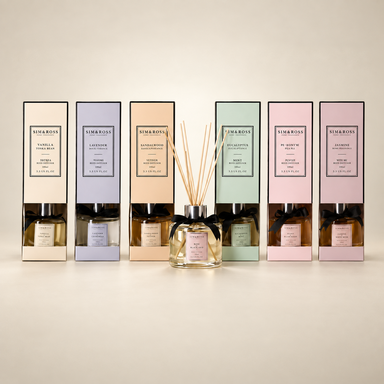 REED DIFFUSER SET 100ML + 6 REED STICKS
